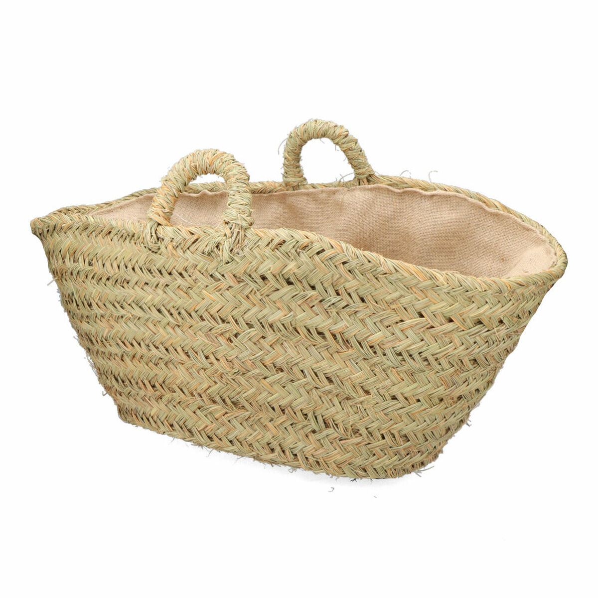 Korg för ved EDM Espartogräs 60 x 35 x 45 cm 60 x 45 x 35 cm Oval - 3