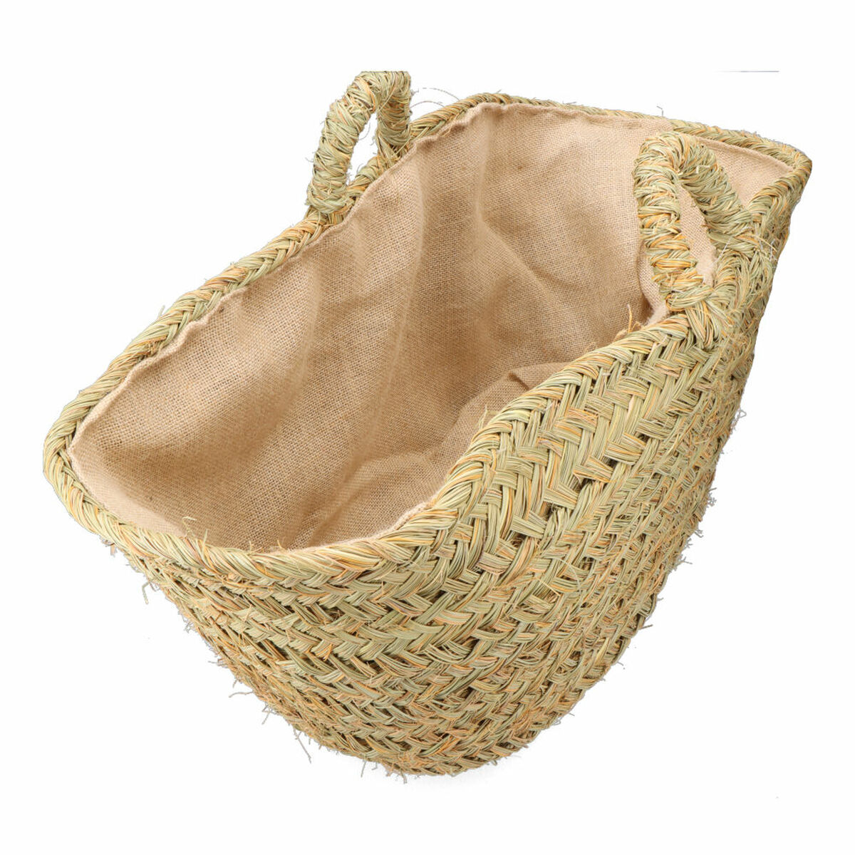 Korg för ved EDM Espartogräs 60 x 35 x 45 cm 60 x 45 x 35 cm Oval - 4