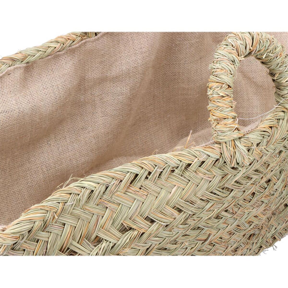 Korg för ved EDM Espartogräs 60 x 35 x 45 cm 60 x 45 x 35 cm Oval - 5