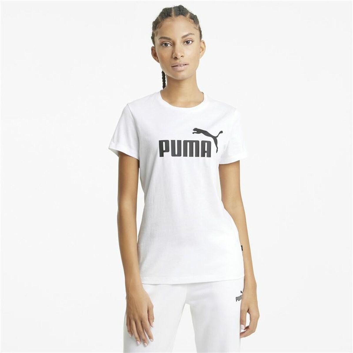 T-shirt med kortärm Herr Puma 586774 02 Vit (S) (1 antal) - 3
