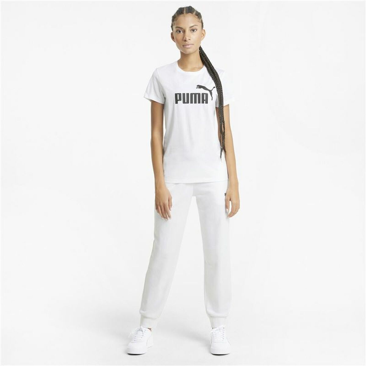 T-shirt med kortärm Herr Puma 586774 02 Vit (S) (1 antal) - 5