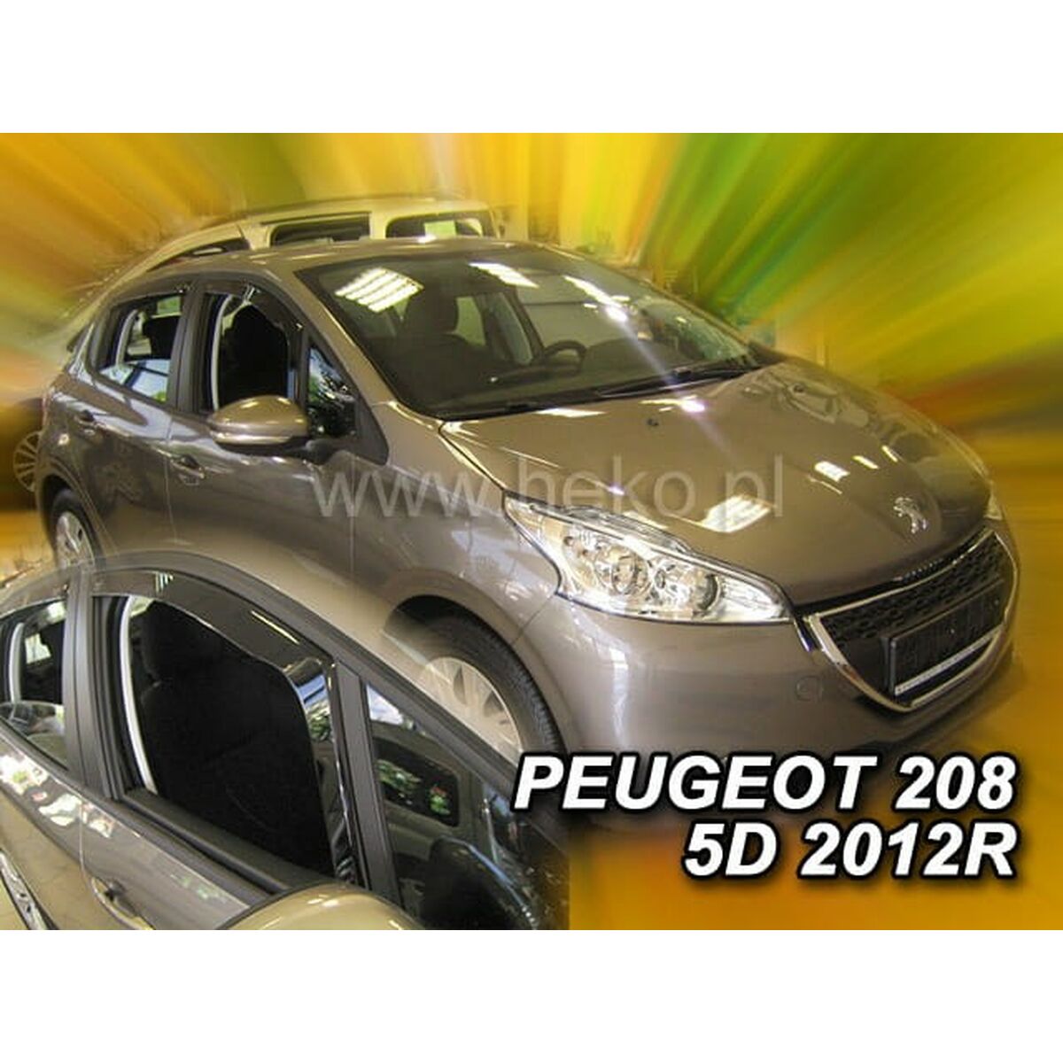 Vindavvisare HEKO HO26146 Peugeot 208 Frontal 2 Delar - 2