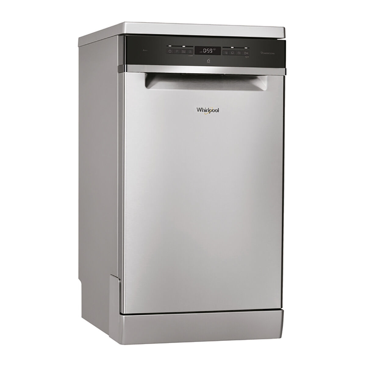 Diskmaskin Whirlpool Corporation WSFO3023PFX Stål 45 cm