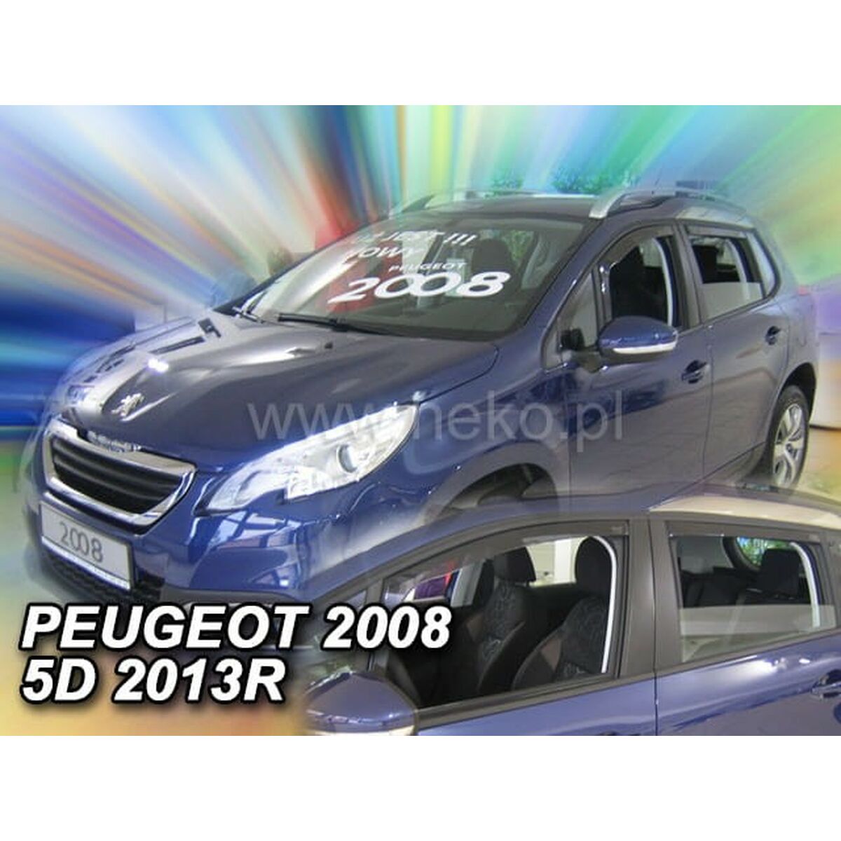 Vindavvisare HEKO HO26152 PEUGEOT 2008 4 Delar - 2