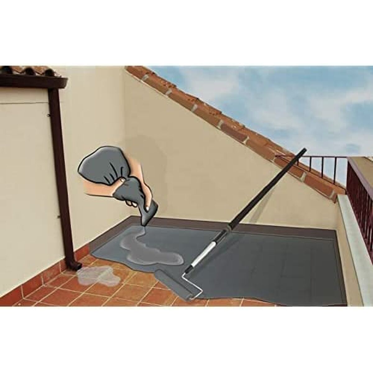 Impregnering Fischer Ms Terrakota n 750 ml - 6