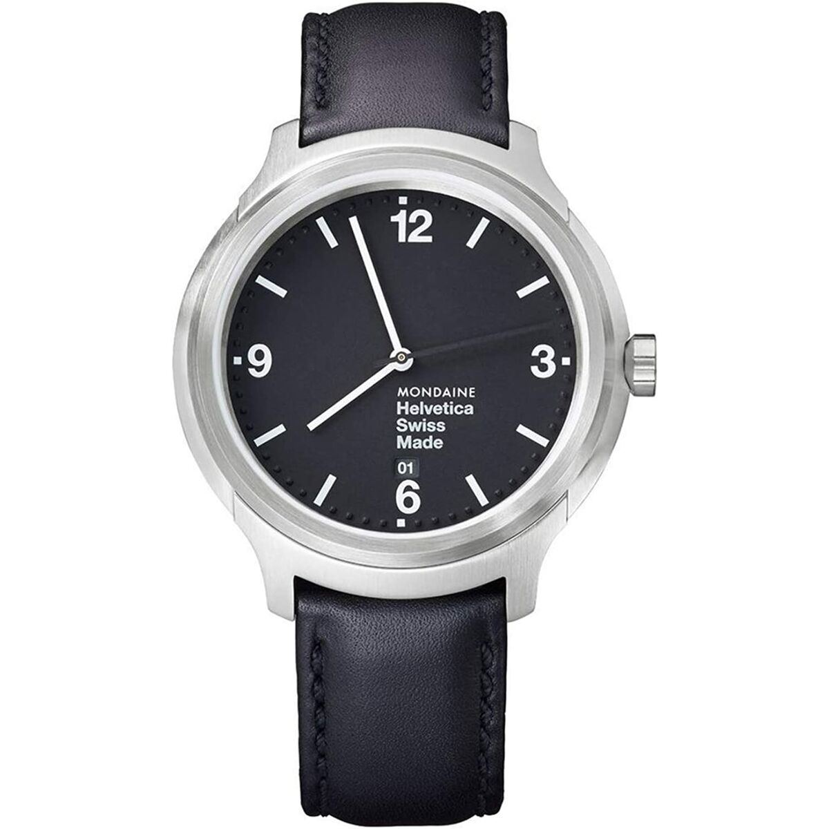 Herrklocka Mondaine HELVETICA No. 1 BOLD (Ø 43 mm) - 4