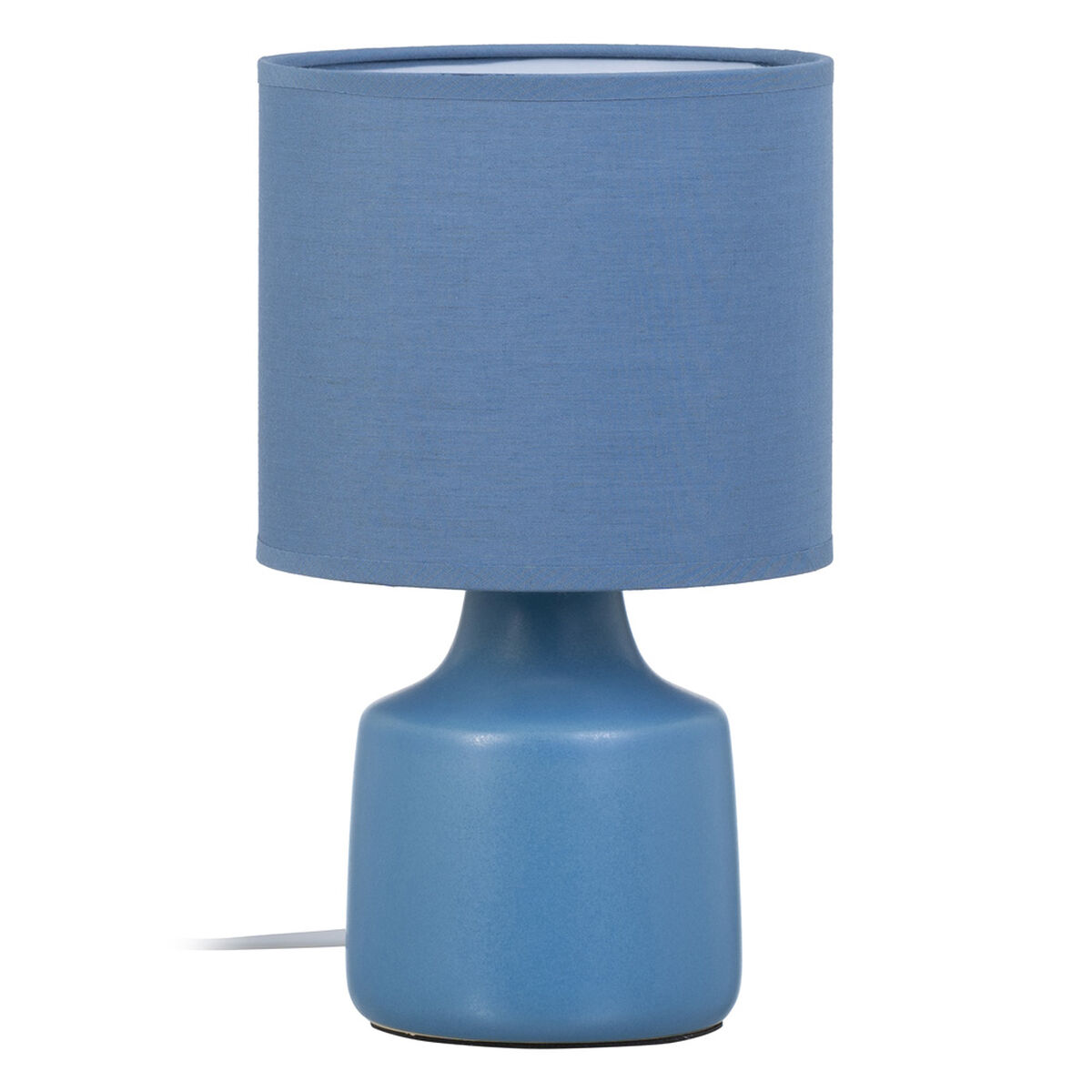 Bordslampa Blå Keramik 40 W 220-240 V 16 x 16 x 27 cm