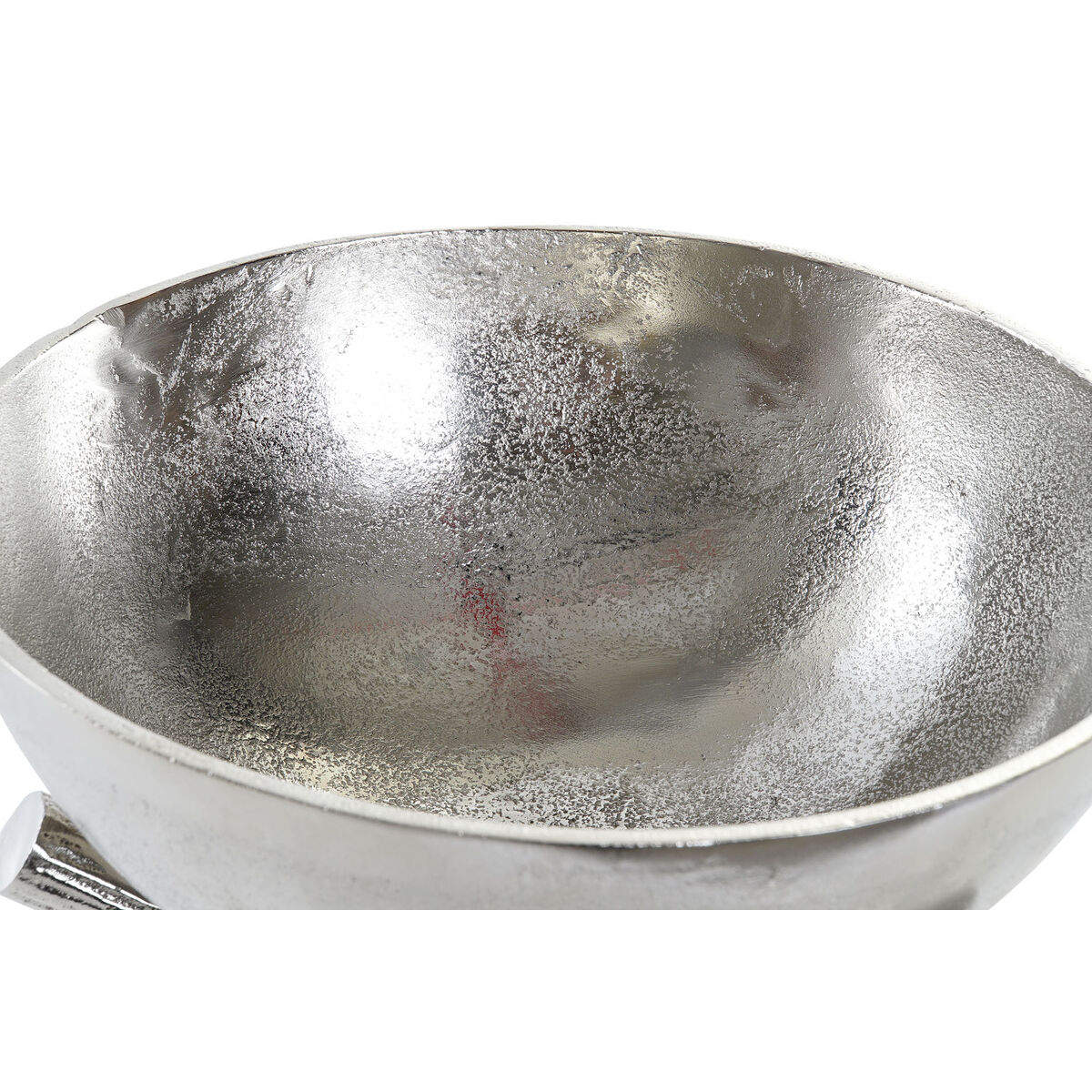 Bordsdekoration Home ESPRIT Silvrig Aluminium 30 x 30 x 28 cm - 2