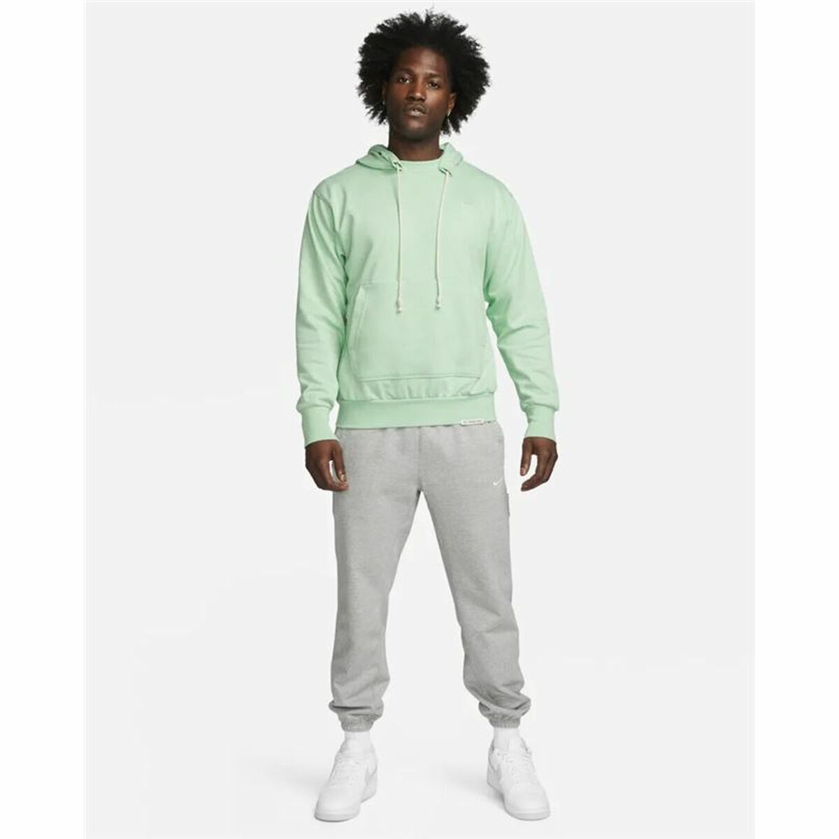Tröja med huva Herr Nike Dri-FIT Standard Aquamarine - 7