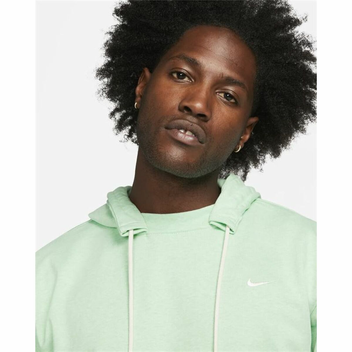 Tröja med huva Herr Nike Dri-FIT Standard Aquamarine - 3