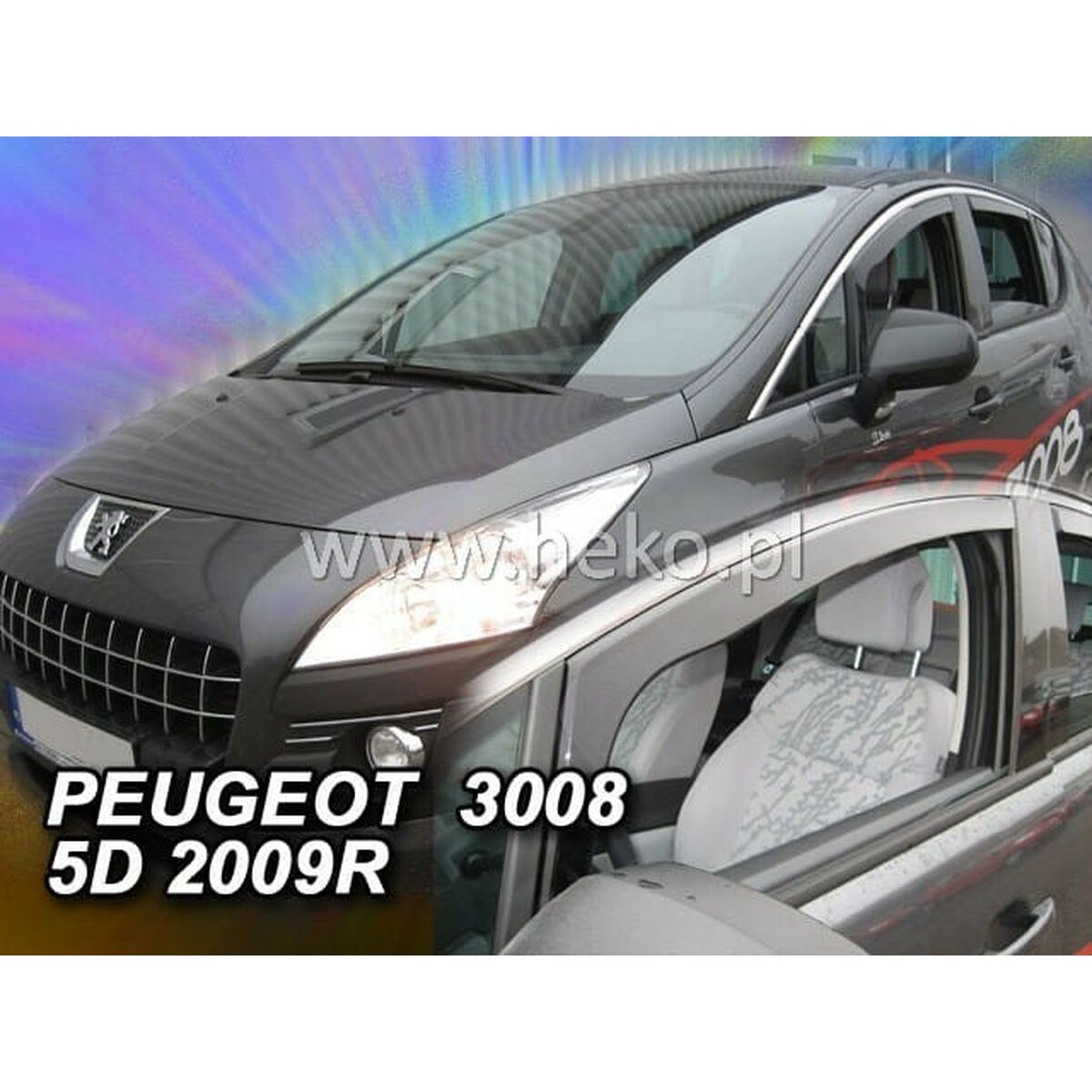 Vindavvisare HEKO HO26140 PEUGEOT I 3008 Frontal 2 Delar - 2