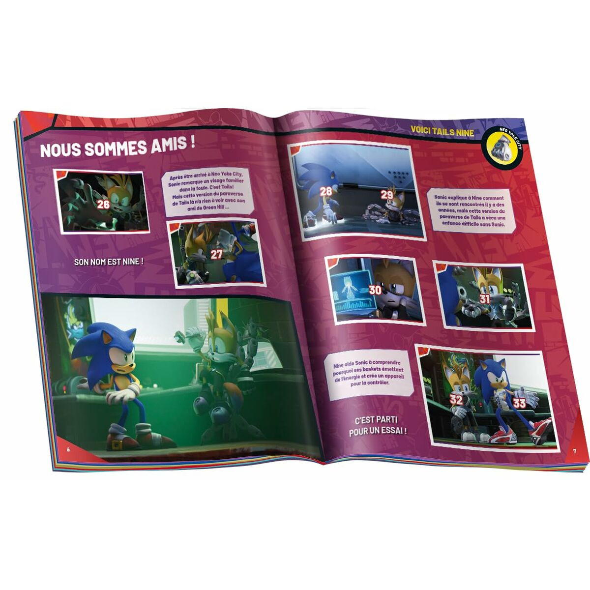 Sticker Album Panini Sonic Prime - 2