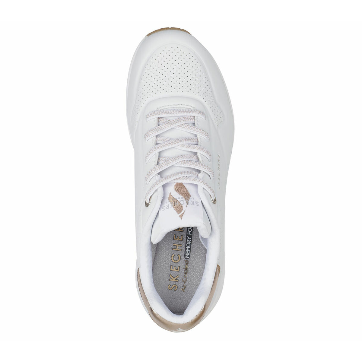 Gymnastiksko, Dam Skechers Vit - 3