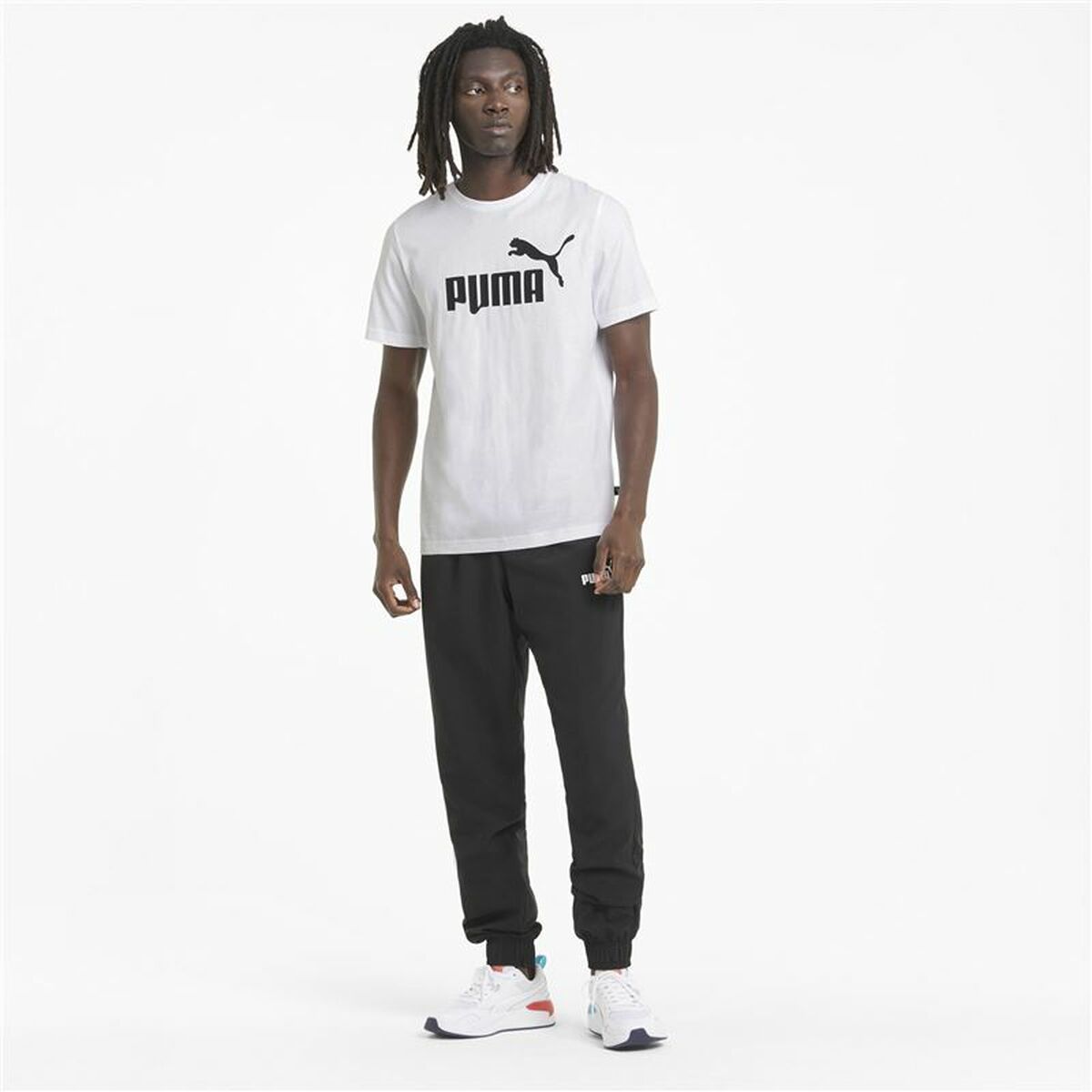 T-shirt med kortärm Herr Puma 586666 02 Vit (1 antal) - 5
