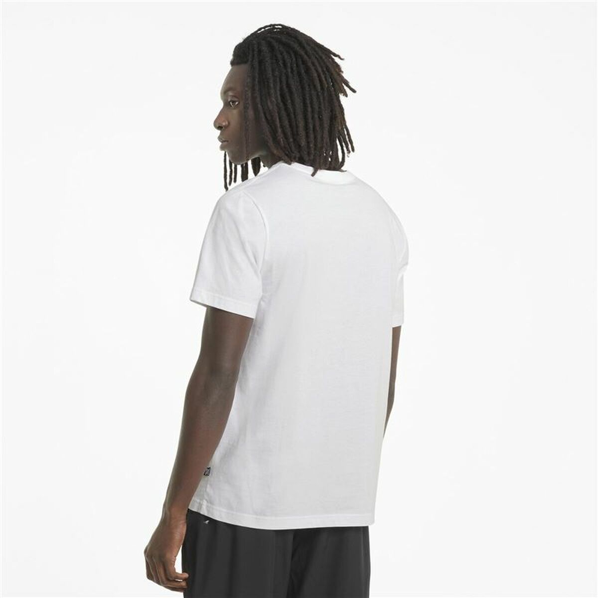 T-shirt med kortärm Herr Puma 586666 02 Vit (1 antal) - 4