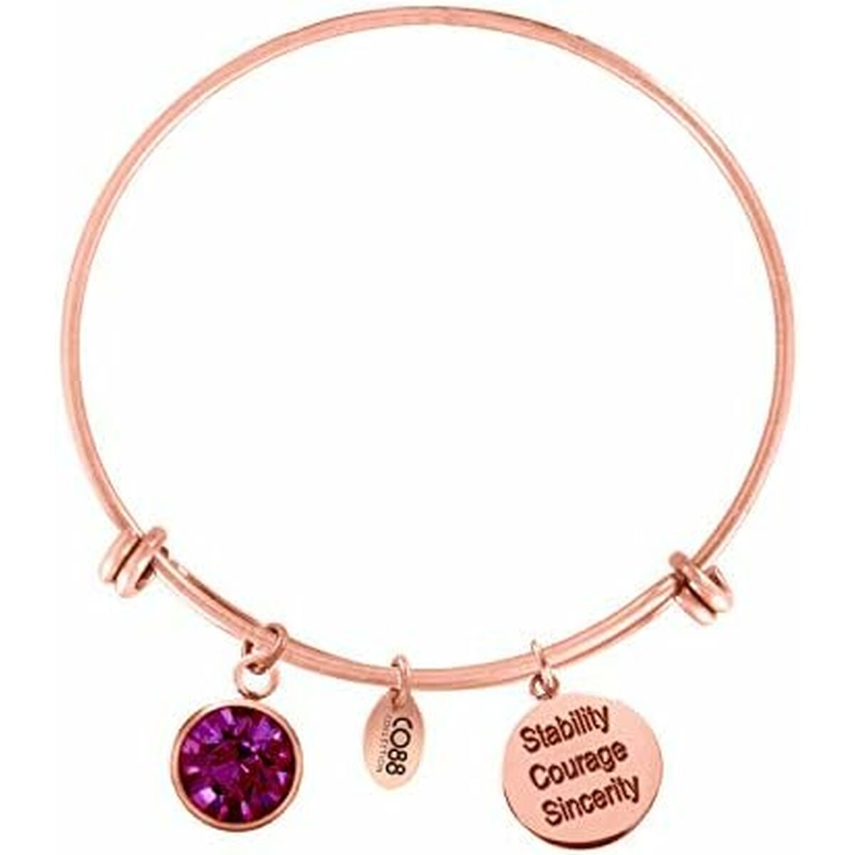 Damarmband CO88 Collection 8CB-12050 Roséguld - 2