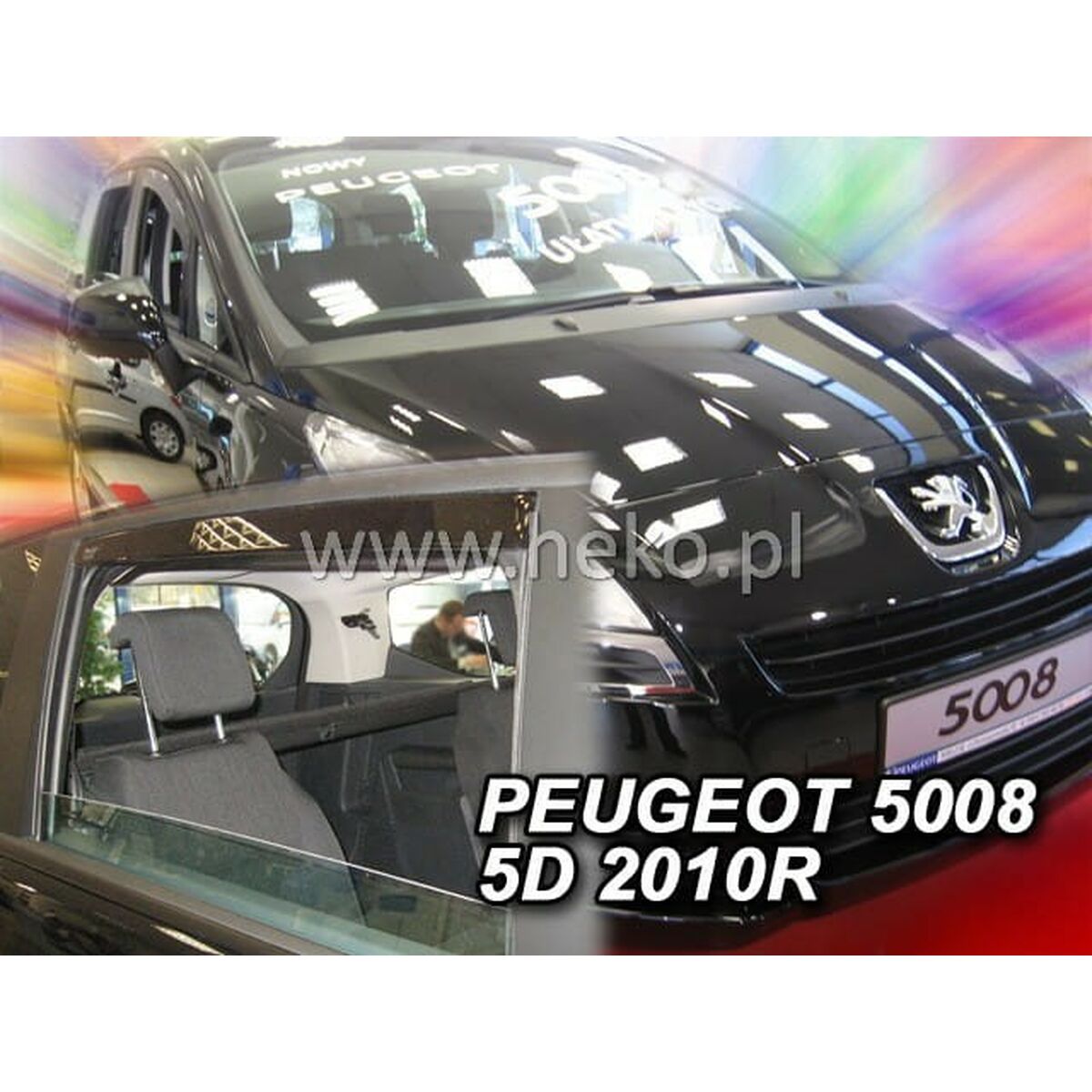 Vindavvisare HEKO HO26142 PEUGEOT I 5008 Bakre Framåt 4 Delar - 2