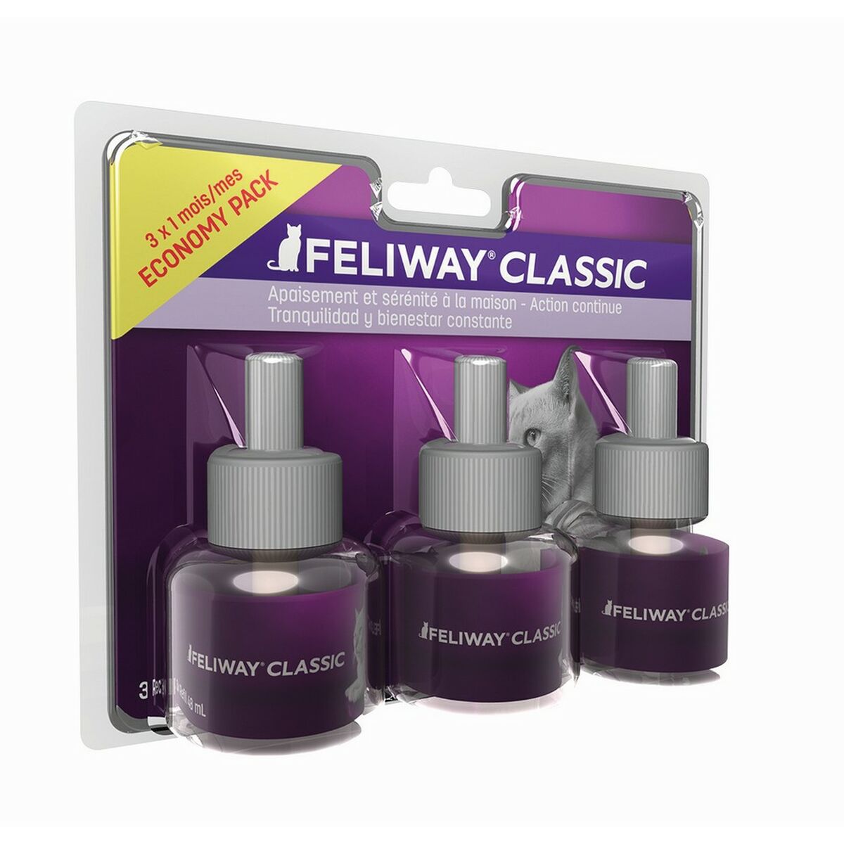 Luktborttagning Ceva Classic Katt 3 x 48 ml - 2