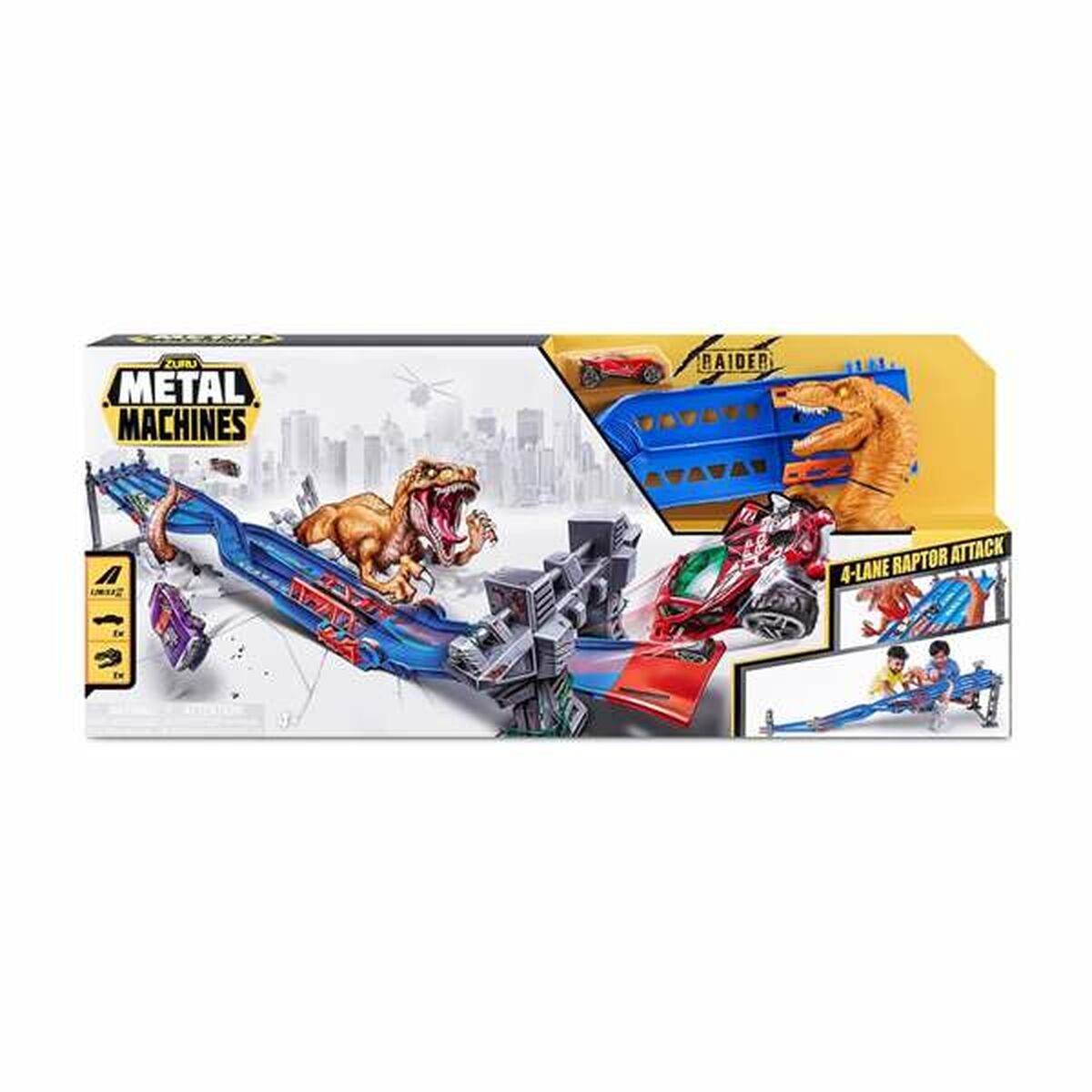 Racerbana Zuru Metal Machines 4-Lane Raptor Attack 70 x 11 x 30 cm - 2