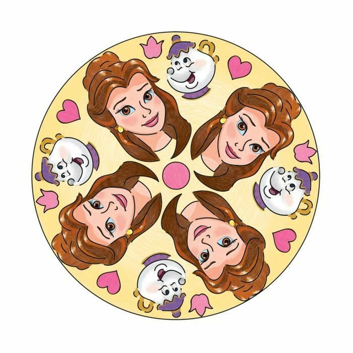 Pappershantverksspel Ravensburger Mandala Midi Disney Princesses - 2