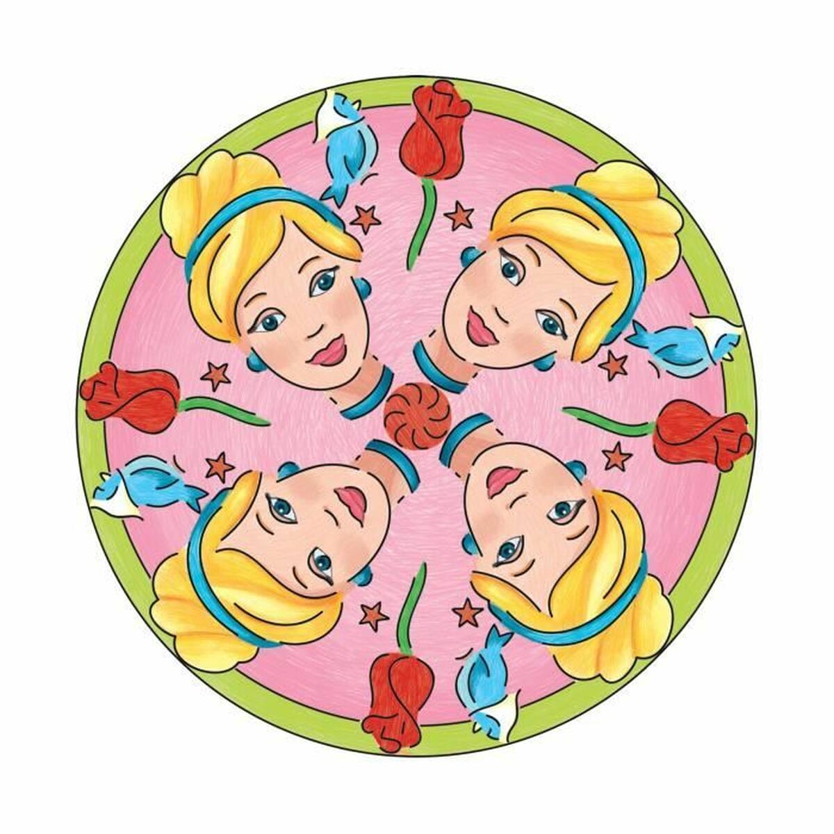 Pappershantverksspel Ravensburger Mandala Midi Disney Princesses - 4