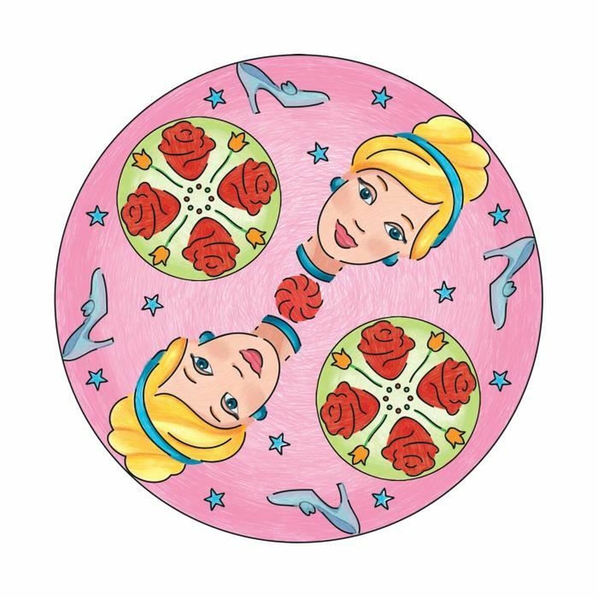 Pappershantverksspel Ravensburger Mandala Midi Disney Princesses - 6