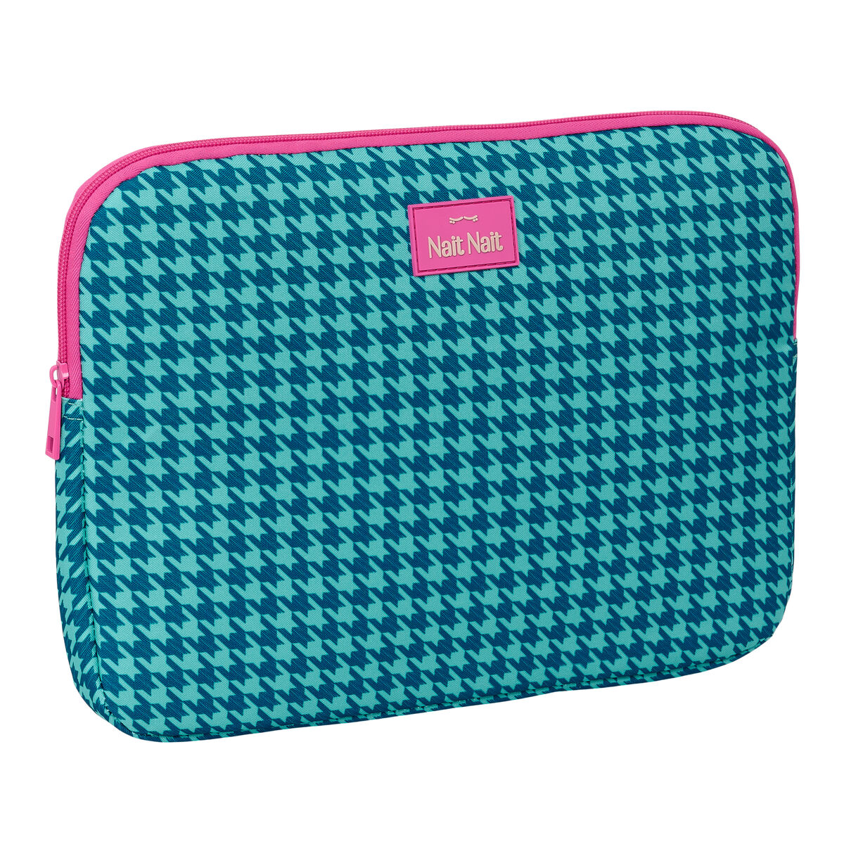 Laptopfodral Nait Nait Pata de gallo verde Grön 34 x 25 x 2 cm