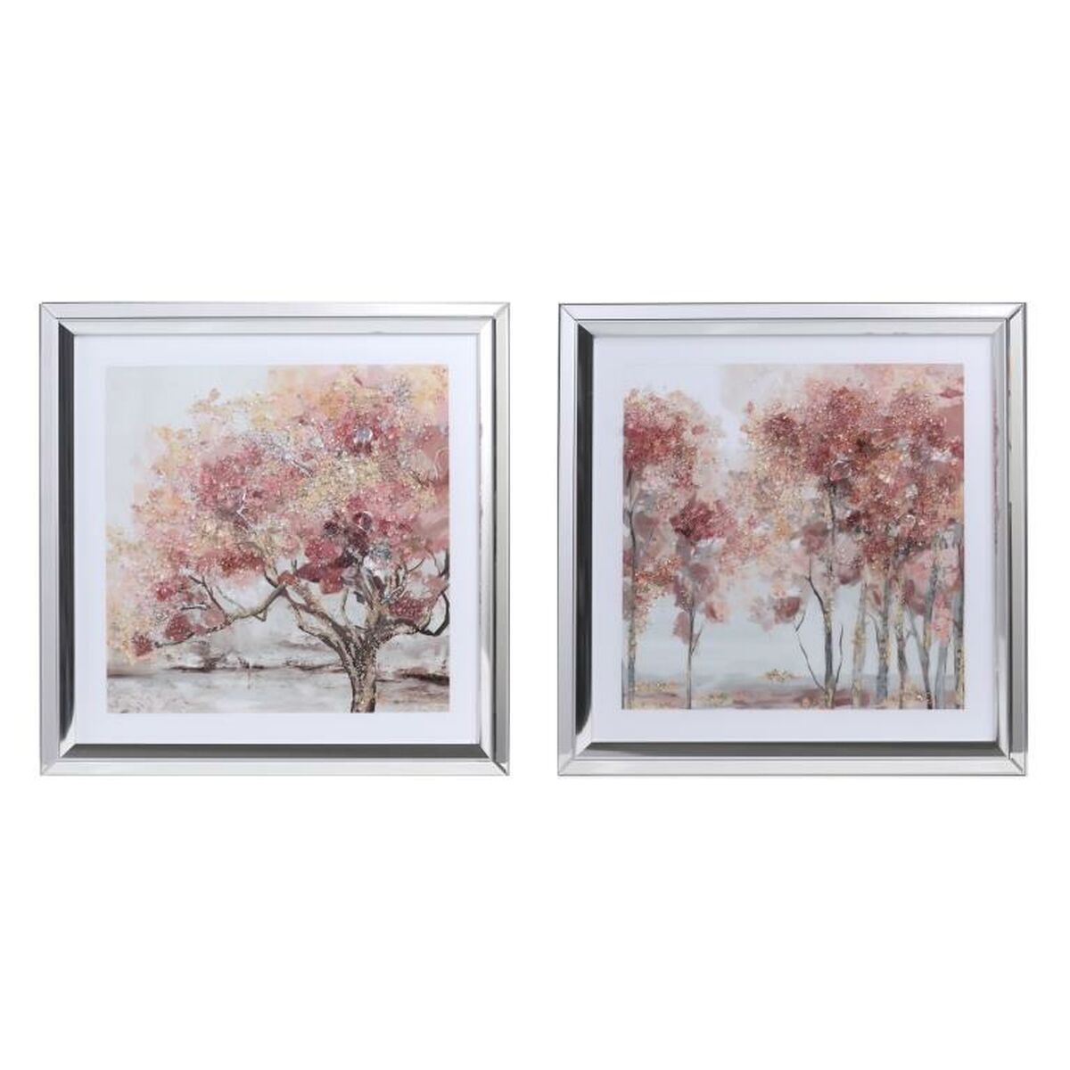 Tavla 3D DKD Home Decor polystyren kraftpapper 69 x 2,5 x 69 cm