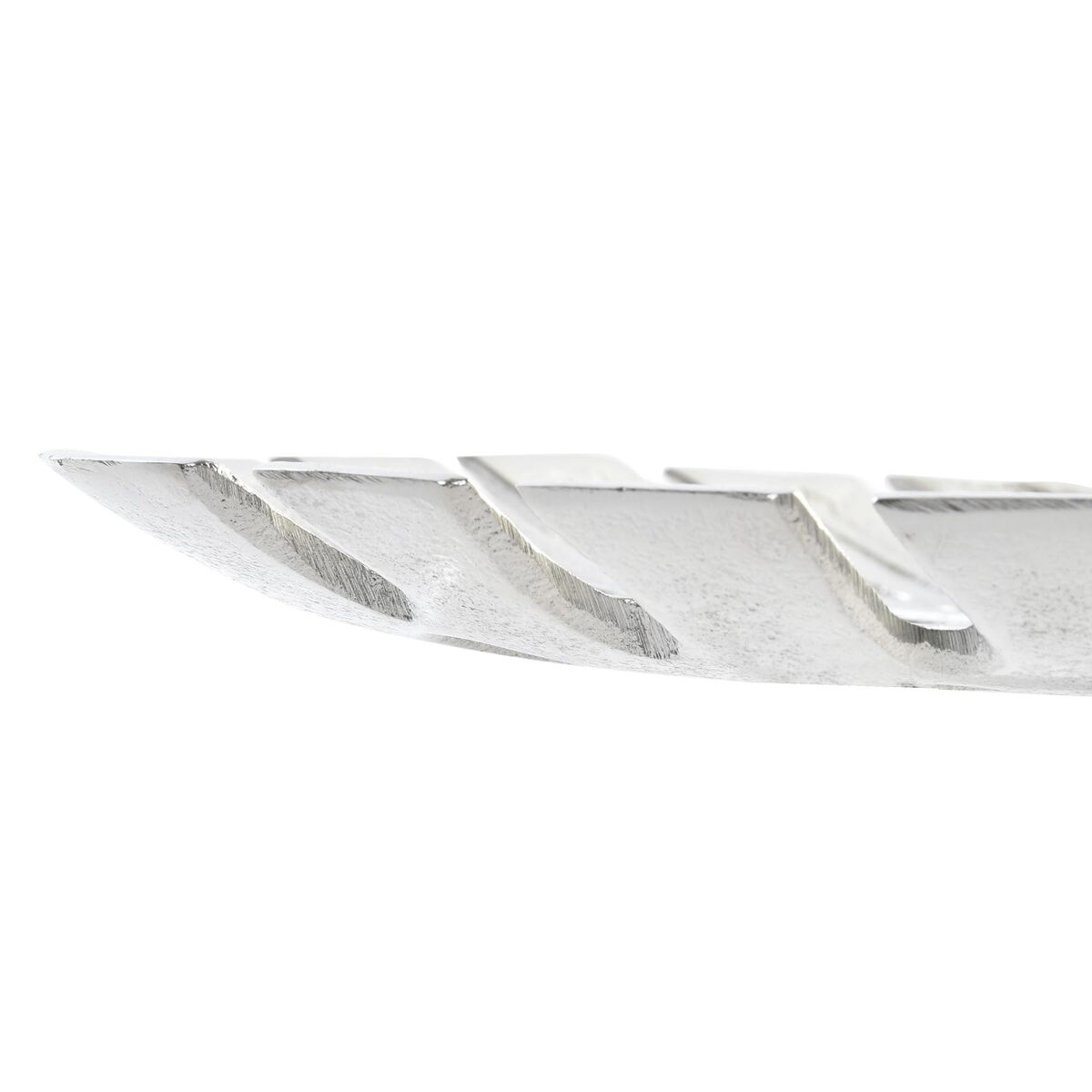 Bordsdekoration Home ESPRIT Silvrig Aluminium 38,5 x 28 x 3 cm - 3