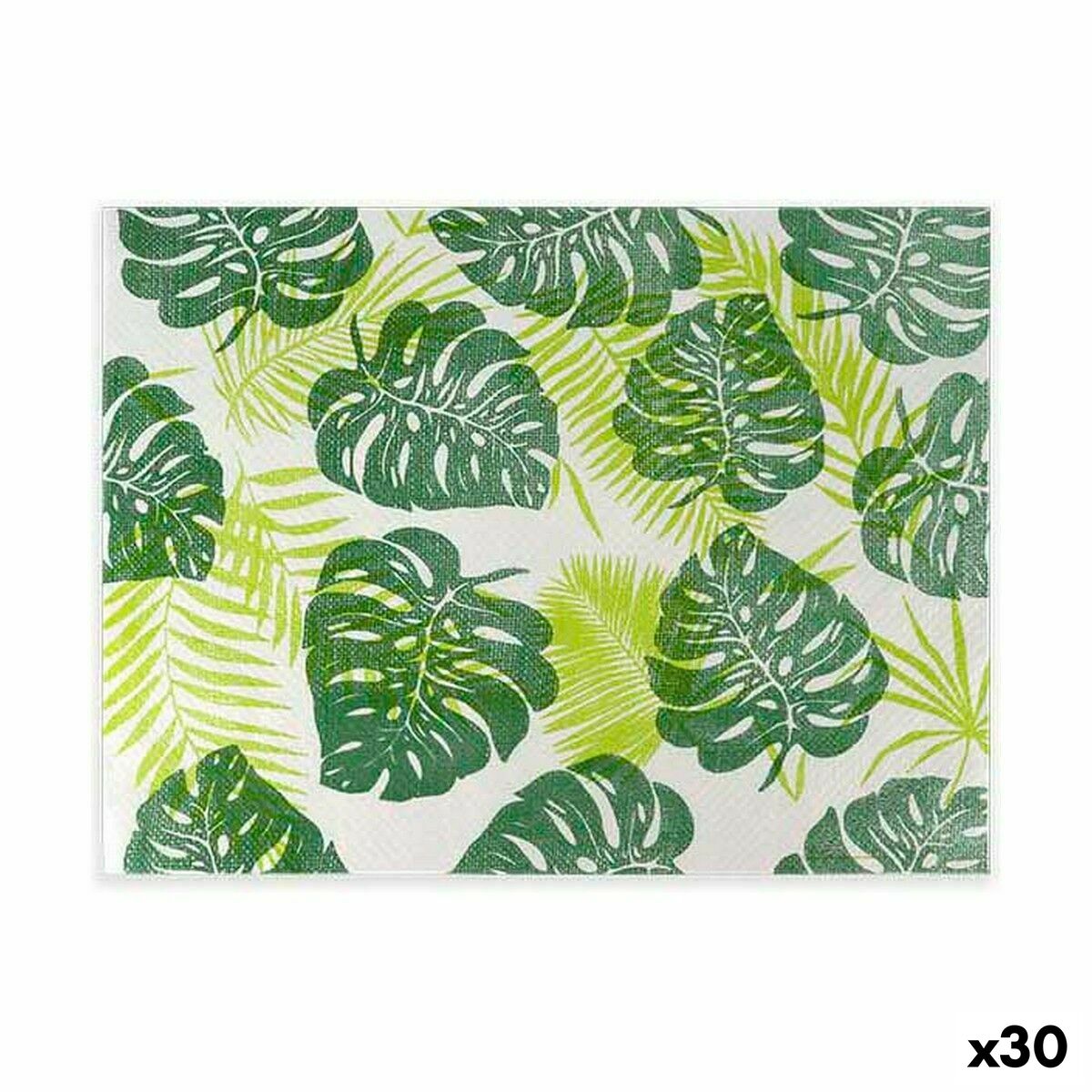 Table mat set Algon Engångsanvändning Blad 40 Delar 30 x 40 cm (30 antal) - 2