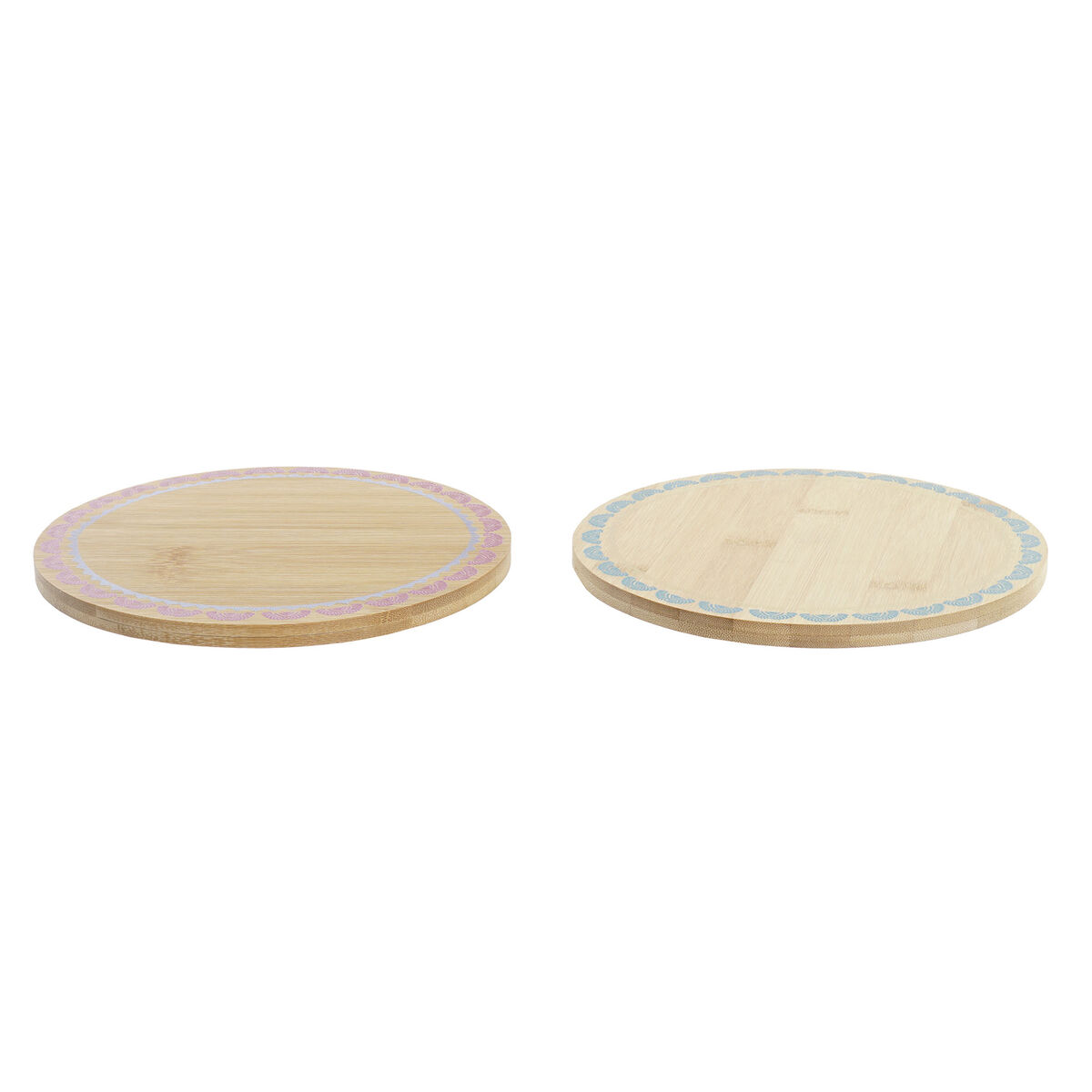 Bordsunderlägg DKD Home Decor Boho 20 x 20 x 1 cm Turkos Rödbrun Kolonial - 2
