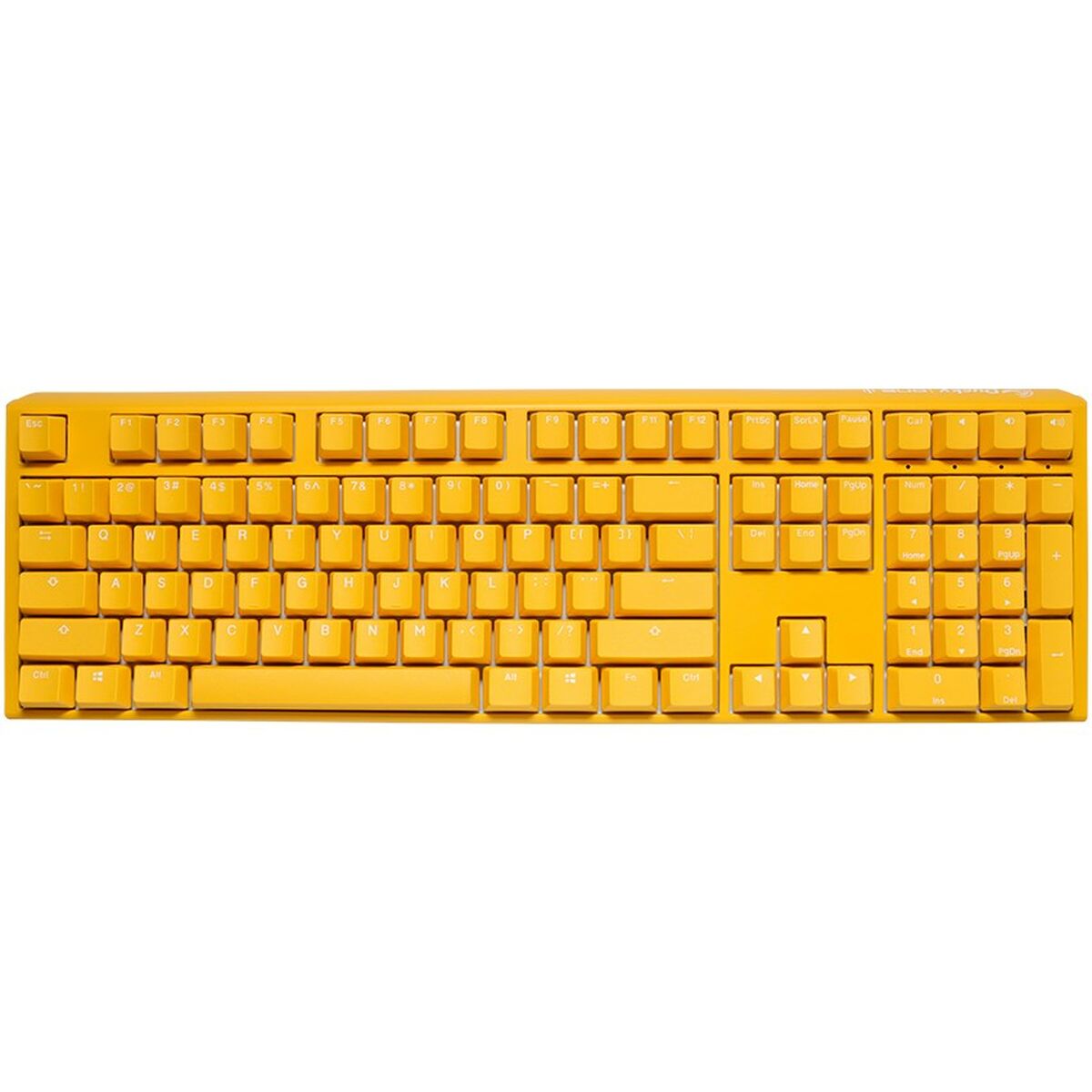 Trådlöst Tangentbord Ducky DKON2108ST-RUSPDYDYYYC1 Gul Svartvit QWERTY