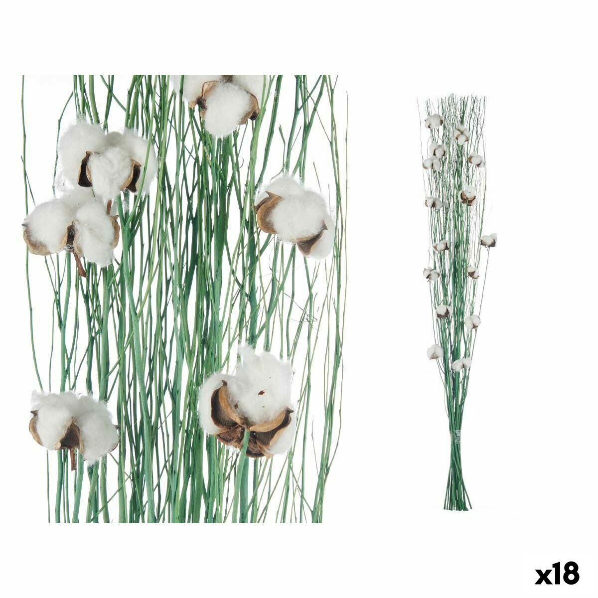 Buketter Gift Decor Grön Lavendel Grönsak Bomull 10 x 100 x 18 cm 12 x 100 x 10 cm (18 antal) - 4