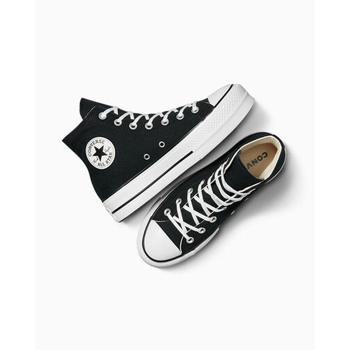 Casual Träningsskor Dam Converse All Star Platform High Top Svart - 4