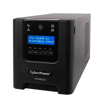 System för Avbrottsfri Strömförsörjning Interaktiv (UPS) Cyberpower PR750ELCD