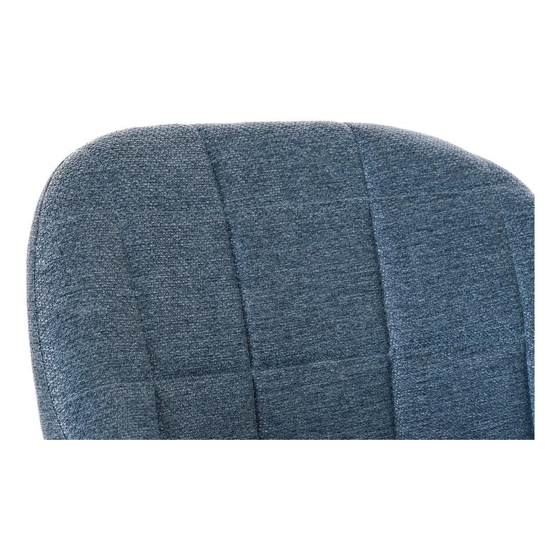 Stol DKD Home Decor Blå Multicolour Silvrig 52 x 60 x 79 cm - 7