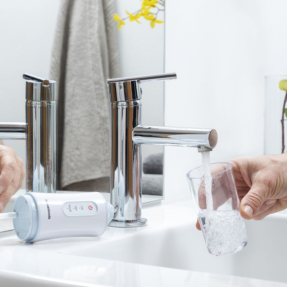Bärbar Uppladdningsbar Munsköljare Denter InnovaGoods - 18