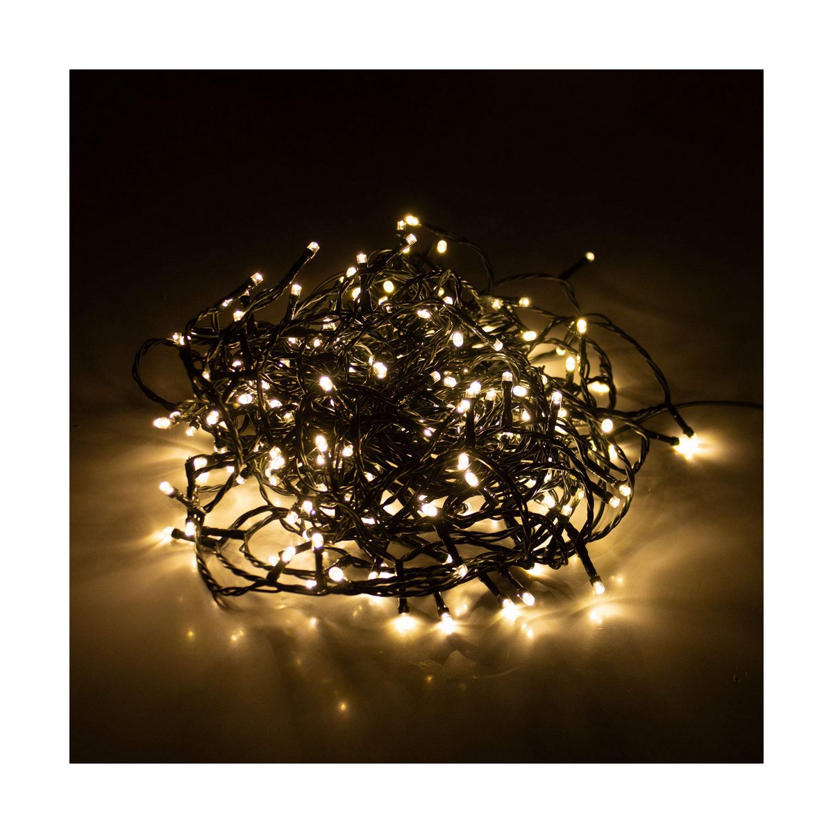 LED-krans AX8401040 Varmt ljus Varmvit 21 m Grön - 11