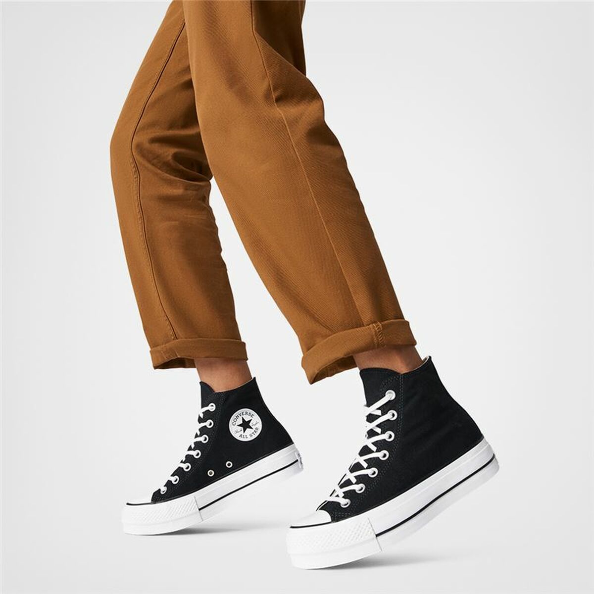 Gymnastiksko, Dam Converse Chuck Taylor All Star Platform Svart - 6