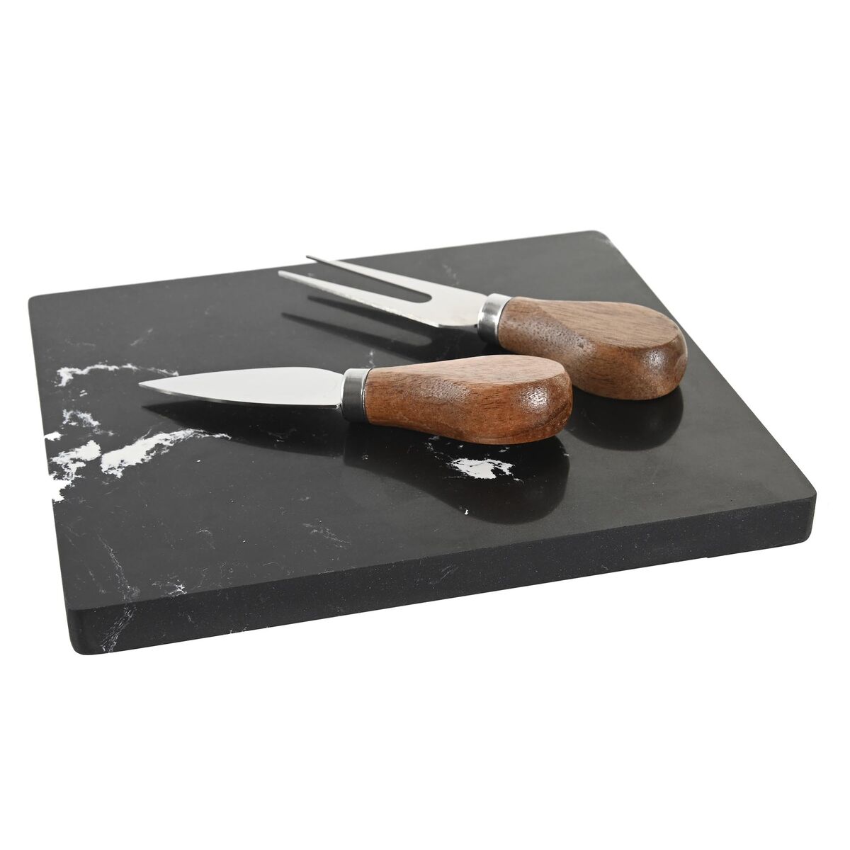 Ostbricka DKD Home Decor Brun Svart 49 x 19 x 2 cm - 3