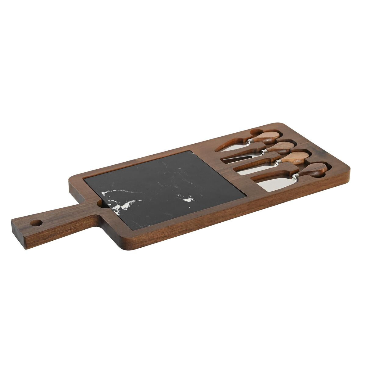 Ostbricka DKD Home Decor Brun Svart 49 x 19 x 2 cm