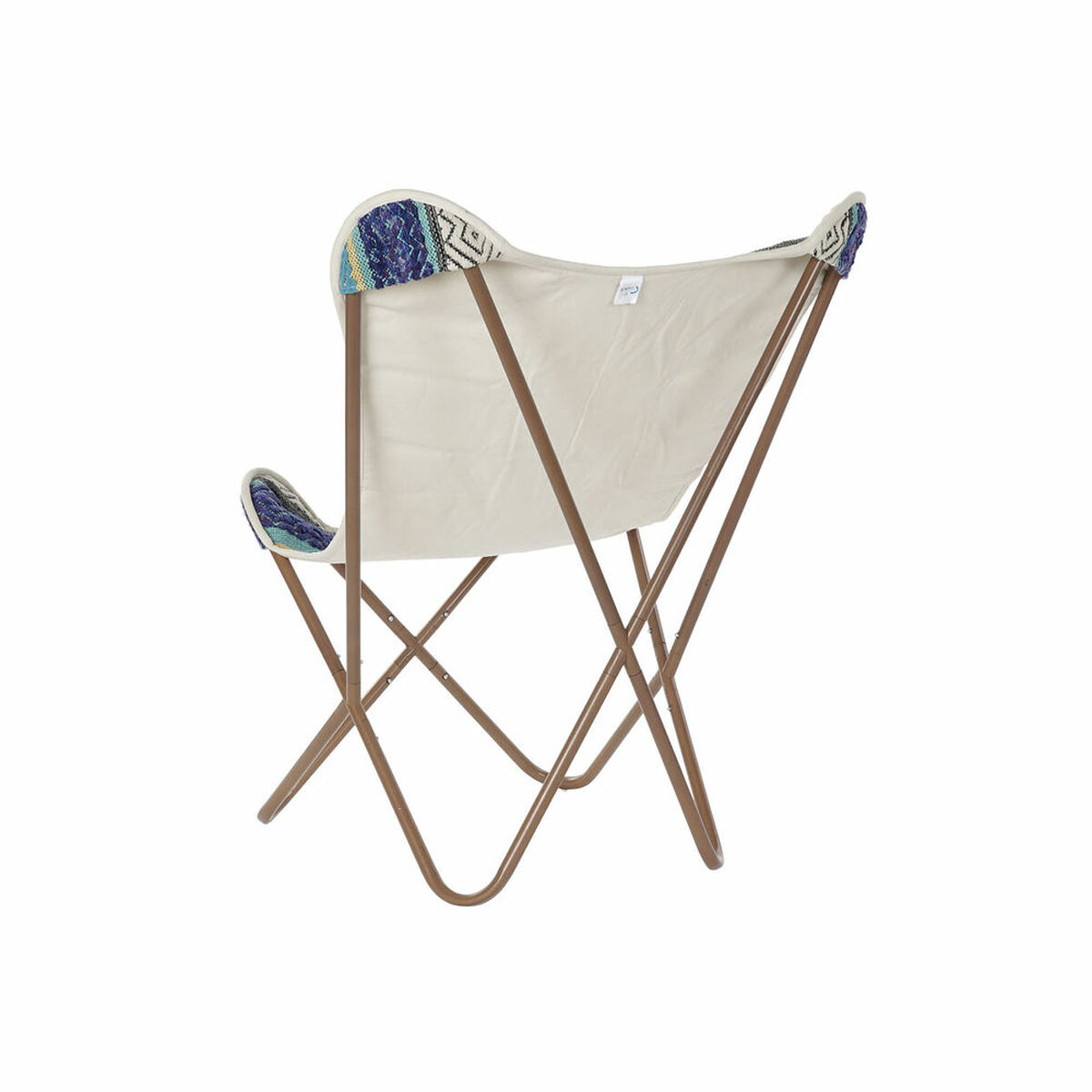 Fåtölj DKD Home Decor Multicolour Marinblå Järn 74 x 65 x 90 cm - 9