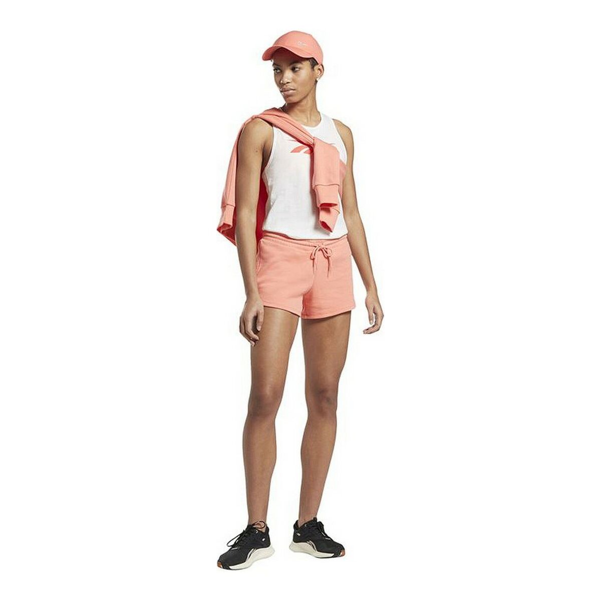 Sportshorts för kvinnor Reebok Identity French Terry Lax Kvinna - 14