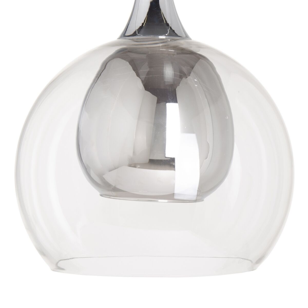 Taklampa Glas Grå Metall 33 x 33 x 50 cm - 8