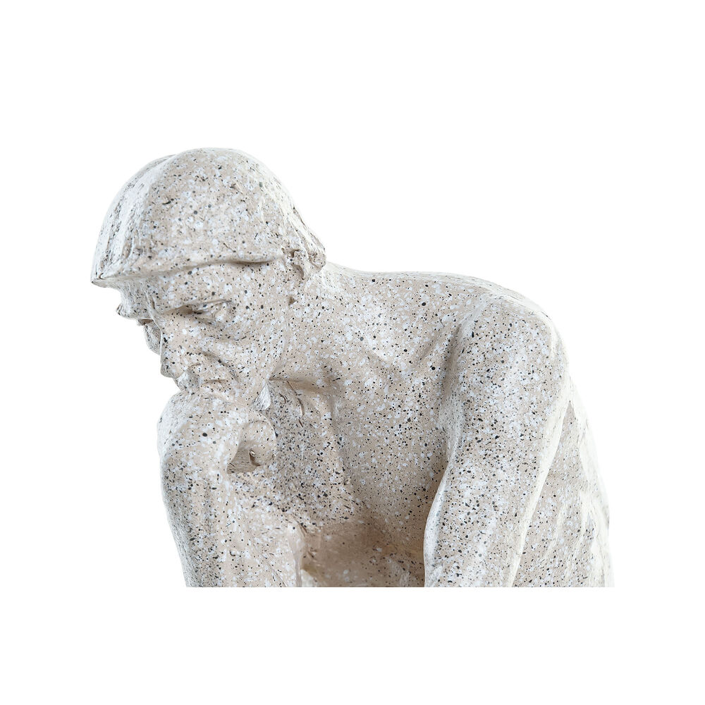 Prydnadsfigur DKD Home Decor The Thinker Beige Män 12 x 11 x 25 cm - 3