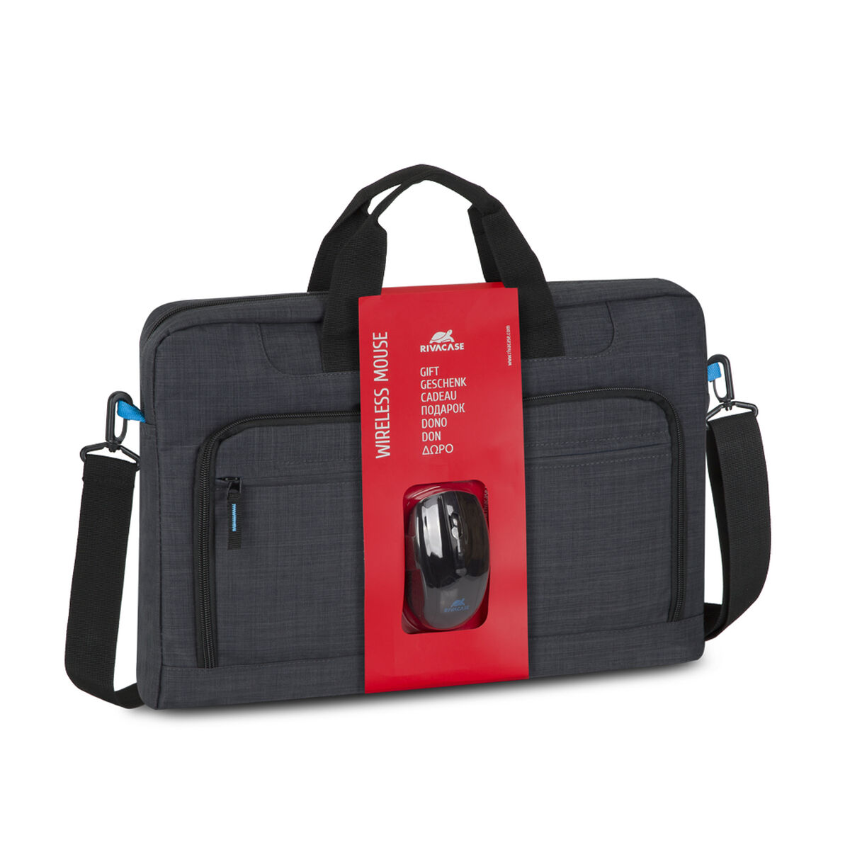 Laptopväska Rivacase Regent 8058 17,3" Svart 17" 17,3"