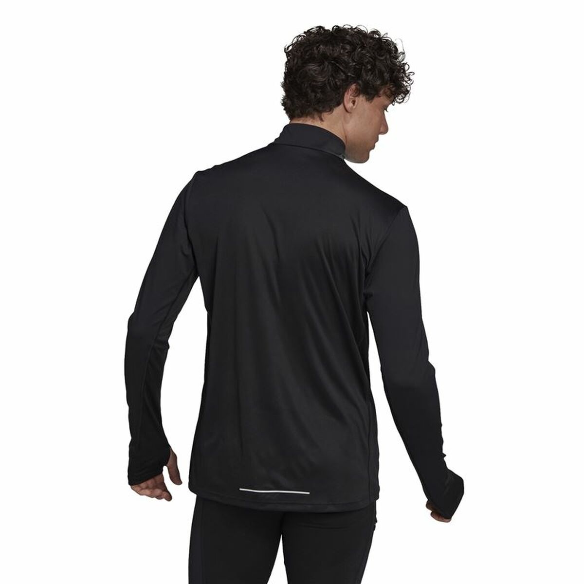 T-shirt med lång ärm Herr Adidas Own The Run Svart - 3