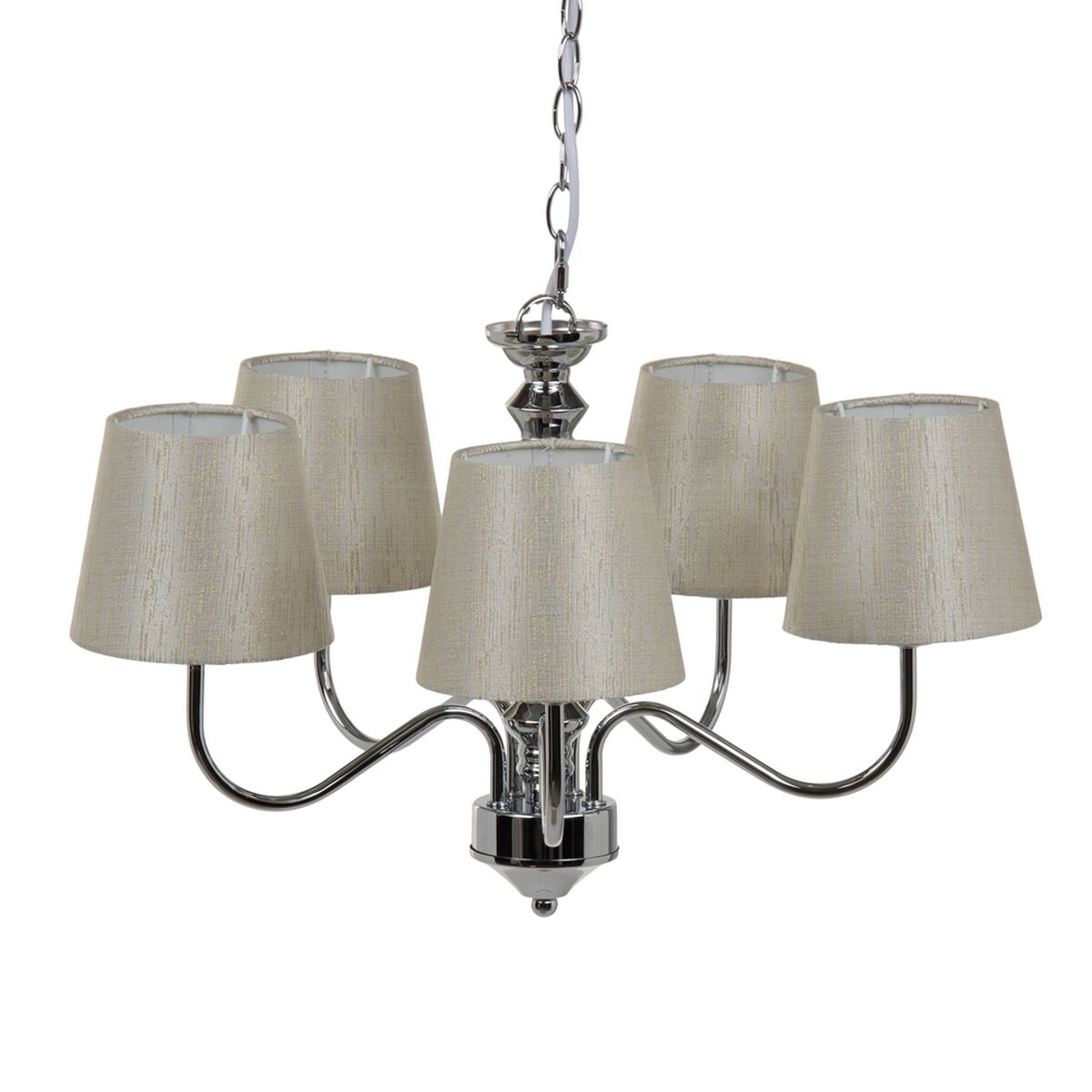 Taklampa Ø 14 cm 51 x 51 x 85 cm Metall Silver