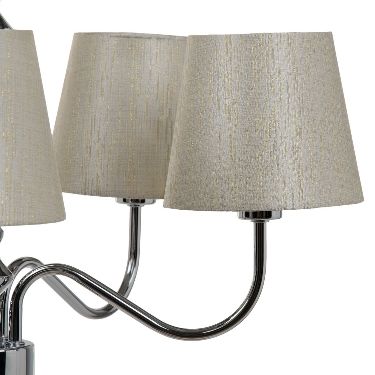 Taklampa Ø 14 cm 51 x 51 x 85 cm Metall Silver - 4