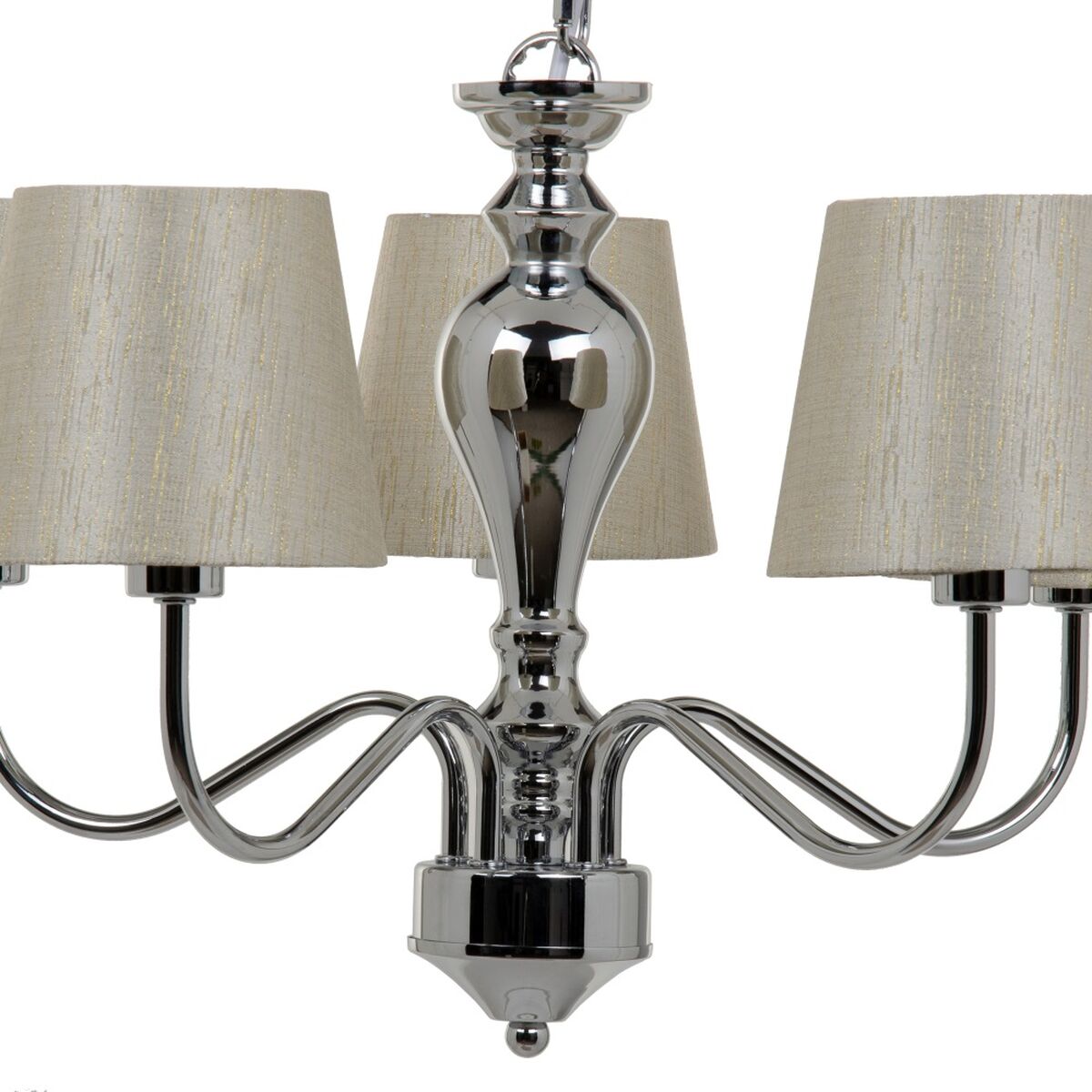 Taklampa Ø 14 cm 51 x 51 x 85 cm Metall Silver - 9